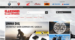 Desktop Screenshot of claessonsmotor.se